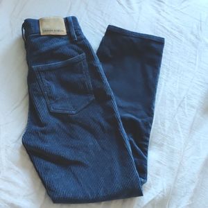 Aritzia Denim Forum Arlo Straight Leg Corduroy Pants, size 25